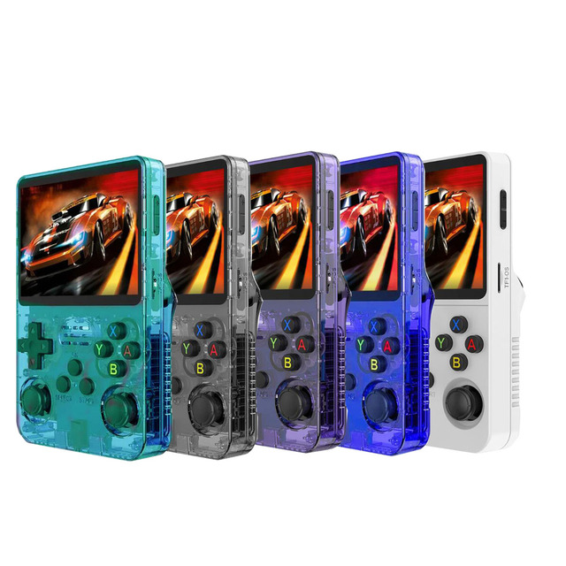 Colorful R36S Handheld Game Console 64GB 10000 Games 3.5 Inch Screen Portable Handheld Gaming Player Video Game Consoles