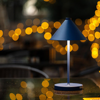 Lampe de table LED moderne sans fil portable et rechargeable par USB Lampe de table de restaurant Lampe de bureau de chevet Lampe de table d'extérieur pour bar d'hôtel et de lecture