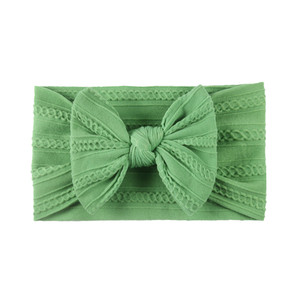 Conjunto de Diademas de Punto Trenzado para Bebé, Lazo Grande, Turbante de Algodón Suave, Accesorios para el Cabello de Bebés y Niñas Pequeñas, Accesorios para Fotos - Product Image 5