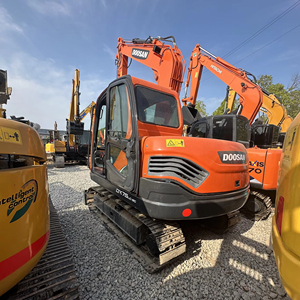 Excavadora hidráulica de cadenas usada Doosan DX75 a precio económico, diseño original, muy popular en el mercado. - Product Image 1