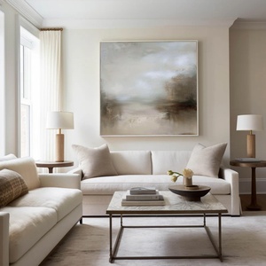 Cuadro Moderno y Sencillo de Naturaleza Muerta Abstracta, Arte de Pared Enmarcado, Decoración del Hogar, Sala de Estar, Pintura Acrílica Estética Grande Hecha a Mano sobre Lienzo - Product Image 3