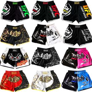 Combats de Offre Spéciale Thaïlande Nogi Grappling Bjj Boxer Arts martiaux Combat de boxe Vente en gros Muay Thai Mma Shorts - Product Image 6
