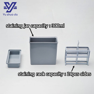 Estante para Portaobjetos de Histología de Laboratorio, Frasco para Reactivos de Tinción - Product Image 1