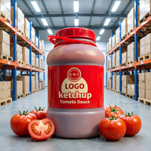 Pasta de <span class=keywords><strong>Tomate</strong></span> OEM en Cubeta <span class=keywords><strong>Gigante</strong></span> para Pizza, Sándwiches, Hamburguesas, Papas Fritas, Salsas para Hot Dogs, Cubeta Grande de Ketchup, China, 28-30 Por Ciento - Product Image 2