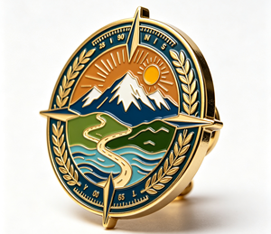 Pin de Metal Esmaltado para Coche, Insignia Vintage con Logotipo de Automóvil, Souvenir para Entusiastas - Product Image 3
