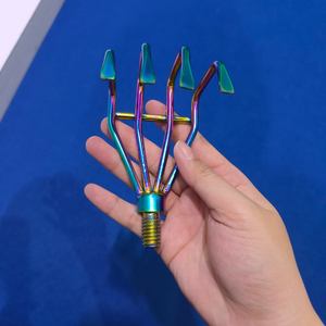 เครื่องมือผสมเหยื่อสแตนเลสทนน้ำเค็ม คราดทราย คราดกำจัดวัชพืช เครื่องมือตกปลาแบบพกพา - Product Image 4