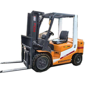 Chariot élévateur d'occasion d'origine japonaise TCM 3,5 tonnes FD35 pour l'industrie de l'impression, moteur diesel à bas prix, roulement de moteur, vente chaude - Product Image 1