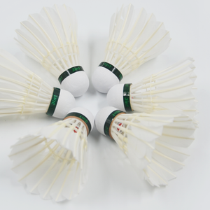 Volants de <span class=keywords><strong>badminton</strong></span> Dmantis D45 3-en-1 de qualité supérieure, stables et durables, en plumes d'oie blanches naturelles, fabriqués à l'usine d'Anhui - Product Image 4