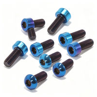 Vis de vélo de haute qualité M6 M8 M5x25mm en acier inoxydable, boulons hexagonaux Allen en titane pour vélo, moto, voiture