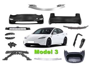 Kits de carrocerí<span class=keywords><strong>a</strong></span> de coche al por mayor de fábrica Marco de parachoques trasero delantero | Compra integral de piezas originales Tesla Model 3 Y S X - Product Image 1