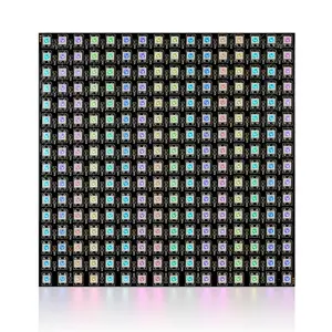 Ws2811 sk6812 TP P10 warna biru 320x160mm, modul Display LED P10 dalam ruangan dapat diprogram matriks led