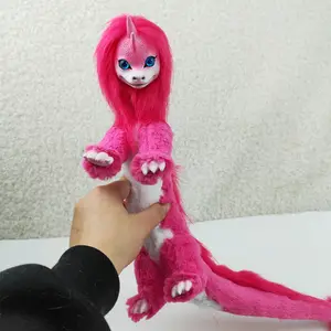 Custom wholesale best-selling animals stuffed dolls, worms, children's toys, animals, long-beaked elves in the labyrinth