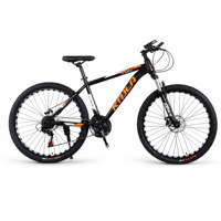 Vélo de montagne 21 vitesses, frein à disque, cadre en acier à haute teneur en carbone, double suspension, adulte, imperméable, cyclisme tout-terrain en plein air