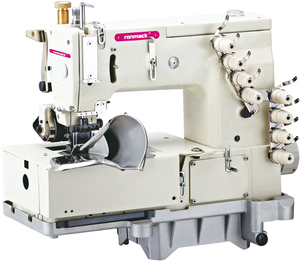 RONMACK RM-1508PR Máquina de coser industrial de 1-4 agujas de cama plana con doble puntada de cadeneta, para uso doméstico, manual, nueva, con movimiento de la aguja horizontal - Product Image 1