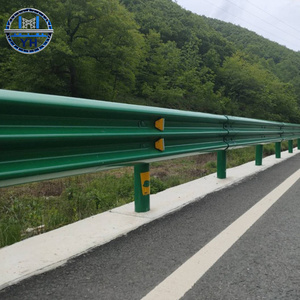 Barandillas de Seguridad de Acero Galvanizado EN1317 de Múltiples Estilos para Exportación Global, Barandillas de Carretera de Dos Ondas, Barreras de Tráfico - Product Image 3