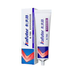 ZY171 Kafuter K-705 <b>Silicone</b> Adhesive Paste Black Neutral Curing 1kg Footwear & Leather Construction Transportation Woodworking - Product Image 4