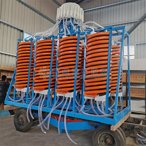 Concentrador separador de conducto en espiral de concentración por gravedad de oro húmedo de beneficio de mineral de hierro, cromita y manganeso de alta resistencia - Product Image 2