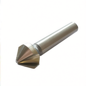 Foret conique à 90 degrés HSS TA1230 DIN 335 C à 3 cannelures, queue cylindrique, pour perçage de métaux - Product Image 2