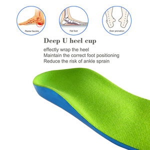 Plantillas ortopédicas para niños, espuma de PU, absorción de impacto, soporte de arco, insertos de zapatos para pies planos, <span class=keywords><strong>fascitis</strong></span> <span class=keywords><strong>Plantar</strong></span>, alivio del dolor de <span class=keywords><strong>talón</strong></span> - Product Image 3
