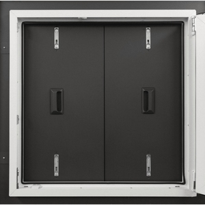 Fenêtre de bureau conteneur préfabriqué avec volet extérieur double accès anti-vandalisme - Product Image 4