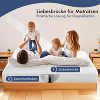 Vente chaude Bambou Tissu Lit Gap Filler Matelas Connecteur Lit Pont Tapis Double Lit Couture Éponge Plug