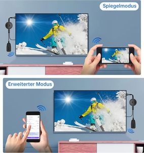 ไร้สายสำหรับดองเกิลทีวี 4K AT-Mizhi สมาร์ทมีเดียเพลเยอร์สตรีมมิ่งการฉายภาพหน้าจอ <span class=keywords><strong>Miracast</strong></span>/<span class=keywords><strong>iOS</strong></span>/Mac OS/Airplay/Android/Windows/DLNA - Product Image 4