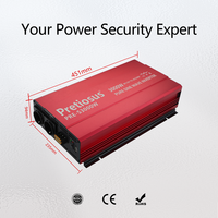 Pretiosus invertör gümrük yapılan 3000W 12v 24v 36v 48v 60v 72v Dc 110v 120v 220v 50hz 60hz Ac saf sinüs dalga invertör