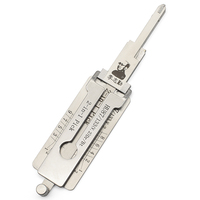 Outil de serrurier LISHI 2 en 1 HU87, en métal durable, pour le crochetage et le décodage de serrures de voiture, compatible avec la plupart des clés de voiture