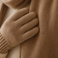 Accessoires en cachemire tricotés en gros : ensemble de chapeaux, gants et écharpes pour les boutiques de style de vie