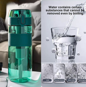 Bouilloire en acier inoxydable isolée sous vide avec filtre et paille pour bouteilles de sport Outdoor Adventure - Product Image 2