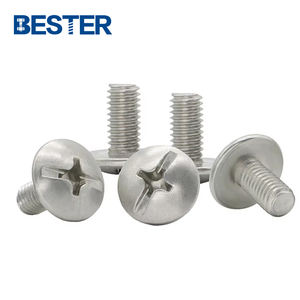 Paslanmaz çelik 304 316 tam iplik phillip-slot Pan kafa köpek noktası Taptite M2 iplik oluşturan plastik vida ve bağlantı elemanları - Product Image 2