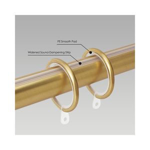 <span class=keywords><strong>Tringle</strong></span> à <span class=keywords><strong>rideau</strong></span> en métal à surface lisse, ensemble d'accessoires pour <span class=keywords><strong>tringle</strong></span> à <span class=keywords><strong>rideau</strong></span>, <span class=keywords><strong>tringle</strong></span> de douche en laiton pour salon - Product Image 6