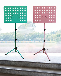 <span class=keywords><strong>Table</strong></span> de musique support de musique portable élévateur salle de répétition guitare <span class=keywords><strong>violon</strong></span> support télescopique pliant support de partitions couleurs - Product Image 2