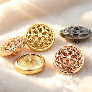 Custom Round Gold Zinc Alloy Brass Shank <b>Buttons</b> Engraved Embossed for Blazer Uniform Metal Crafts - Product Image 4