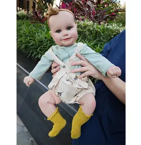 Cloth Body Real Looking Baby Toddler Doll Suesue Reborn Dolls Silicone Newborn Baby Sunshine Realistic Baby 24inch Big Size PVC