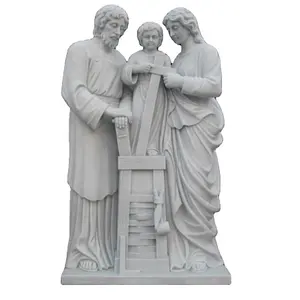 Stone Religious Figure Sculpture Marble Holy Family Statue Jesus Statue