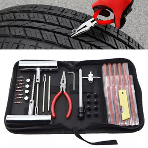 46Pcs Autoreifen reparatur werkzeuge <span class=keywords><strong>Tubeless</strong></span> Auto Truck Motorrad Flat und Emergency Kit Reparatur Reifen Reifenpanne Reparatur satz