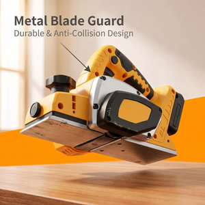 <span class=keywords><strong>Raboteuse</strong></span> à main sans fil sans balais compatible avec les batteries <span class=keywords><strong>DeWalt</strong></span>, poignée antidérapante, bouton de réglage de la profondeur, <span class=keywords><strong>raboteuse</strong></span> pour le travail du bois - Product Image 5