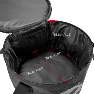 Échantillon Gratuit : Étui de Transport Portable pour Caisse Claire en Tissu Oxford Durable, Rembourré de 5 Pouces, Étanche, avec Sac à Dos Intégré - Product Image 4