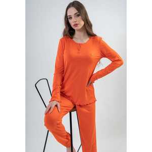 ชุดนอนแขนยาวผู้หญิง ผ้าไลโอเซลล์ คอปาทัลี ไคคิค ดีไซน์บิบิลาลี วอร์เทกส์ ชุดนอนใส่สบาย - Product Image 5