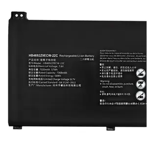 Batería Original para Portátil HB4692Z9ECW-22C 7.6V 57Wh para <span class=keywords><strong>Huawei</strong></span> <span class=keywords><strong>MateBook</strong></span> <span class=keywords><strong>Matebook</strong></span> <span class=keywords><strong>D14</strong></span> HZ-W09 Magicbook 14 - Product Image 3