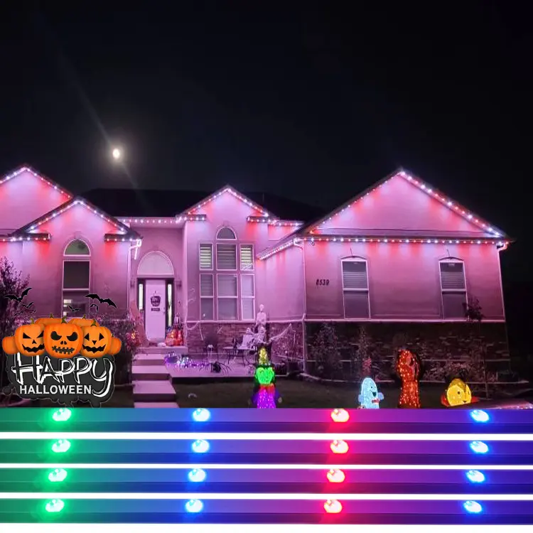 Waterproof IP68 48V 0.72W RGB DMX Christmas Led Point Light For Decoration