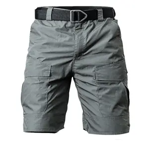 Açık gevşek kamuflaj tulum kamuflajlı kargo pantolon erkekler için ordu pantolon kargo şort çoklu cepler ile