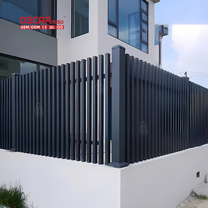 Venta caliente Panel Tornillo Montaje Diy Paneles Metal <span class=keywords><strong>Exterior</strong></span> <span class=keywords><strong>Aluminio</strong></span> Privacidad <span class=keywords><strong>Valla</strong></span> Horizontal <span class=keywords><strong>Valla</strong></span> de listón de <span class=keywords><strong>aluminio</strong></span> - Product Image 3