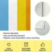Chemin de table personnalisé arc-en-ciel gay avec motif Aroace, en polyester, idéal pour la décoration de table à la maison, les dîners et les fêtes.