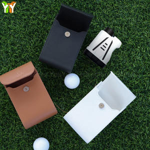 YY กระเป๋าเก็บลูกกอล์ฟ, ที่แขวนกระเป๋าคาดเอวกระเป๋าลูกกอล์ฟหนัง PU พร้อมหัวเข็มขัดแม่เหล็ก - Product Image 1