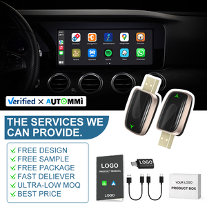 Nhà máy Autommi bán buôn thiết bị kết nối không dây đa năng 2 trong 1 Carplay Android Auto, cắm là chạy, BT5.0, bộ chuyển đổi Carplay cho ô tô - Product Image 2