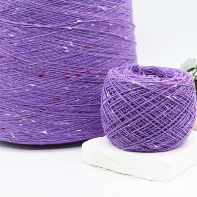 High Quality 7/1Nm 50% Merino Wool 50% Nylon Colored Knot Yarn Fancy Wholesale Knitting Thread Sewing Weaving Cashmere Chunky