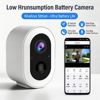 Caméra de surveillance extérieure sans fil Tuya Smart, alimentée par énergie solaire, 1080P, reconnaissance d'image IA, vision nocturne, alarme périmétrique de sécurité