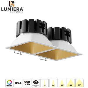 Downlights ambientales LED 4x4 9 pulgadas agujero fuerte 12W20W30W CCT techo empotrado iluminación puntual para Hotel Villa foco hogar Oficina - Product Image 4